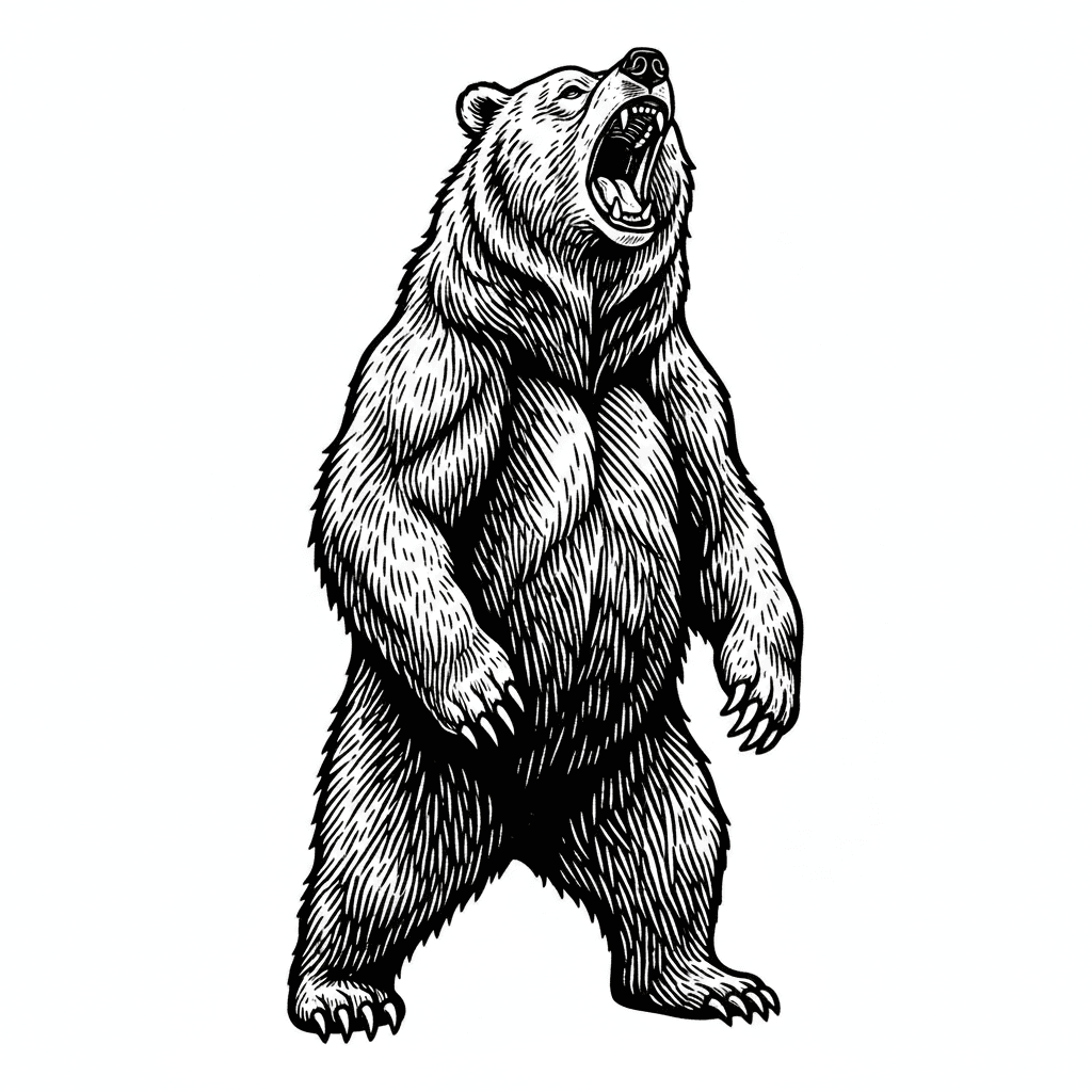 Linocut style example